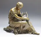 Erato by Eugène-Antoine Aizelin, Bronze sculpture, sold Mar 2026