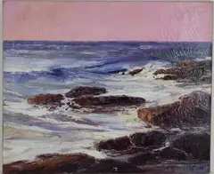 Rolling Seat by Leonid Gechtoff, Oil on canvas, sold Apr 2026