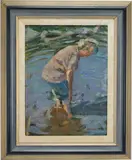 Untitled by Susan Grisell, Oil on board, sold Apr 2026