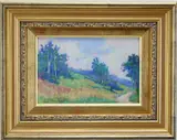 Untitled by Edith Emerson, Oil on board, sold Apr 2026