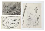 Untitled by Wolfgang Roth, Mixed media and ink drawings (3), sold Apr 2026