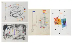 Untitled by Wolfgang Roth, Mixed media and collage on paper, sold Apr 2026