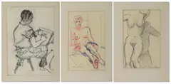 Untitled by Wolfgang Roth, Mixed media and pencil on paper (3), sold Apr 2026
