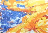 Blue Invasion by John Gwinn, Oil on treated canvas on woo'd, sold Apr 2026