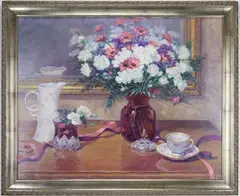 Double Delight by Carol Barany, Oil on canvas, sold Apr 2026