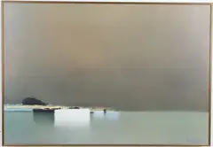 Distant Harbor by Pierre Doutreleau, Lithograph print, sold May 2026