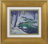 Untitled by Louise Mary Wahl Kamp, Oil on board, sold May 2026