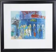 Le Prince de Joinville Reçu À Bord D'une Frégate Anglaise by Raoul Dufy, Lithograph, sold May 2026