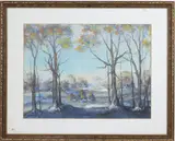 Untitled by Leonid Gechtoff, Watercolor/gouache, sold May 2026