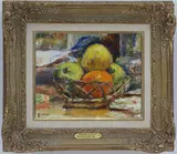 Untitled by Arthur Fillon, Oil on board, sold May 2026