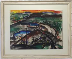Approaching Marksborough by Armando Sozio, Pastel "Approaching Marksborough", sold May 2026