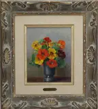 Untitled by Jean Verdier, Oil on board, sold May 2026