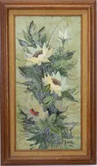 Untitled by Arnold Vail, Oil on board, sold May 2026