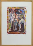 Acrobat Family by Jack Gerber, Lithograph print, sold May 2026