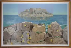 Island by Luis Eades, Oil on canvas, sold May 2026
