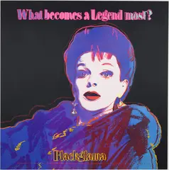 Blackglama (Judy Garland), pencil signed and numbered lower left, by Andy Warhol, screenprint on lenox museum board, sold Jun 2026