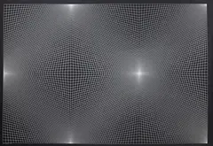 Convex and Concave by Richard Anuszkiewicz, Screenprint on black paper, sold Jun 2026