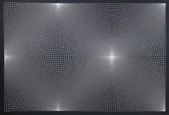 Convex and Concave by Richard Anuszkiewicz, Screenprint on black paper, sold Jun 2026