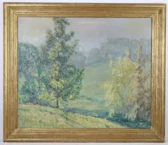 Stanford White Newcomb Macklin Frame by Whitney Hubbard, Oil on canvas, sold Jun 2026