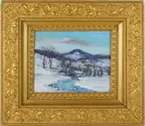 Winter by Walter Emerson Baum, Oil on board, sold Jun 2026