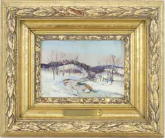 Untitled by Walter Emerson Baum, Oil on board, sold Jun 2026