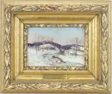 Untitled by Walter Emerson Baum, Oil on board, sold Jun 2026