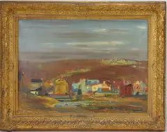 in Newcomb Macklin Frame by Walter Stuempfig, Oil on canvas, sold Jun 2026
