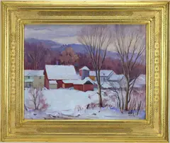 in David Madary Frame by Ben Marcune, Oil on board, sold Jun 2026