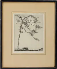 The Little Sentinel by Alfred Heber Hutty, Etching, sold Jun 2026