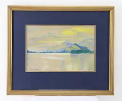 Lake George by Violet Oakley, Watercolor, sold Jun 2026