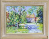 River Road, New Hope Pa, Bucks County, Pa by Christopher G. Willett, Oil on board, sold Jun 2026