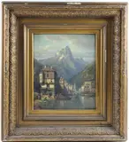 Untitled by Charles Kuwasseg, Oil on canvas, sold Jun 2026