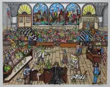 Kangaroo Court by Charles Fazzino, Mixed media 3D serigraph, sold Jun 2026