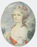 Untitled by Augustin Christian Ritt, Watercolor and gouache on ivory portrait miniature of Grand Duchess Elena Pavlovna, sold Jun 2026