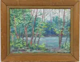 Untitled by Sll Louise Mary Wahl Kamp, Oil on board, sold Jun 2026
