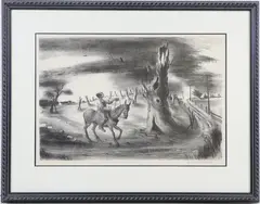Corn Field by Arnold Blanch, Lithograph print, sold Jun 2026