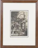 Bruton Church, Williamsburg by George A. Bradshaw, Engraving "Bruton Church, sold Jun 2026