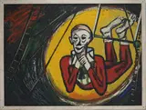 Trapeze by Wolfgang Roth, Oil on board, sold Jun 2026