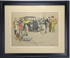Le depart de l'Ambusque by René Vincent, Mixed media, sold Jun 2026