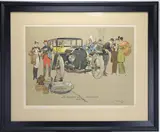 Le depart de l'Ambusque by René Vincent, Mixed media, sold Jun 2026