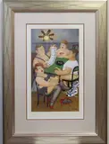 Strip Poker by Beryl Cook, Lithograph, sold Jun 2026