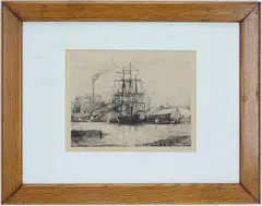 Untitled by Frederick Harer, Etching, sold Jun 2026