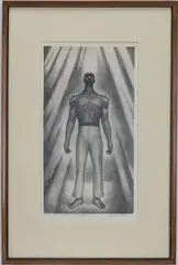 I will lift up mine eyes unto the hills by Julius T. Bloch, Lithograph print, sold Jun 2026
