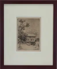 Untitled by Frederick Harer, Etching, sold Jun 2026