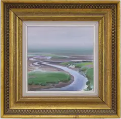 The Lubec Channel by Adolf Konrad, Oil on canvas "The Lubec Channel", sold Jun 2026