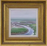 The Lubec Channel by Adolf Konrad, Oil on canvas "The Lubec Channel", sold Jun 2026