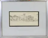 Reading Reef Club, Montego Bay, JA by Babette Martino, Pencil drawing, sold Jul 2026
