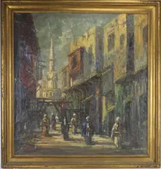 Untitled by Leonid Gechtoff, Oil on canvas, sold Jul 2026