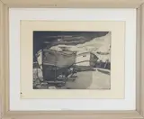 Jersey Boats by Morris Blackburn, Engraving, sold Jul 2026