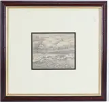 Delaware River by Harry Horn, Pencil drawing/sketch, sold Jul 2026